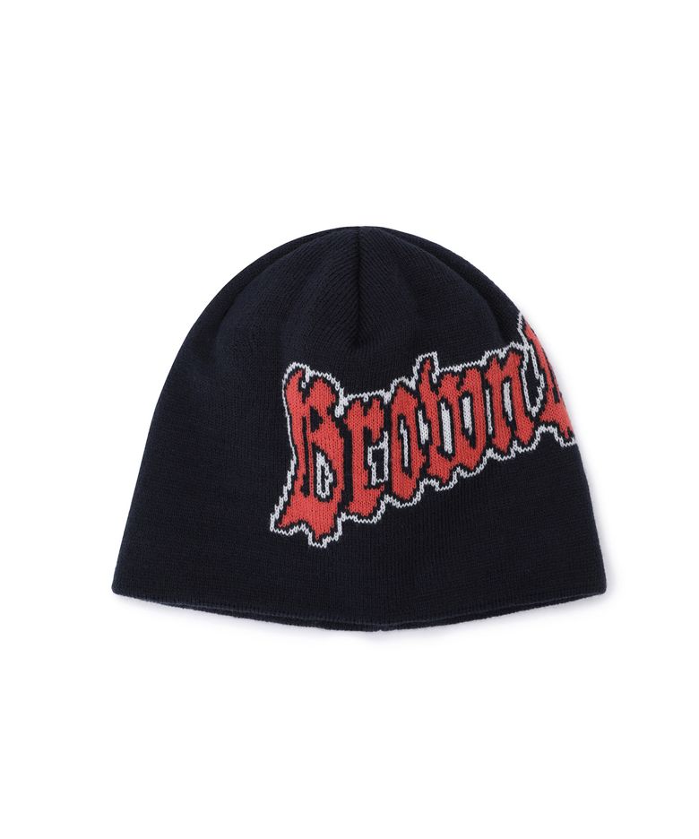 KIDS BIG BB SHORT BEANIE - NAVY