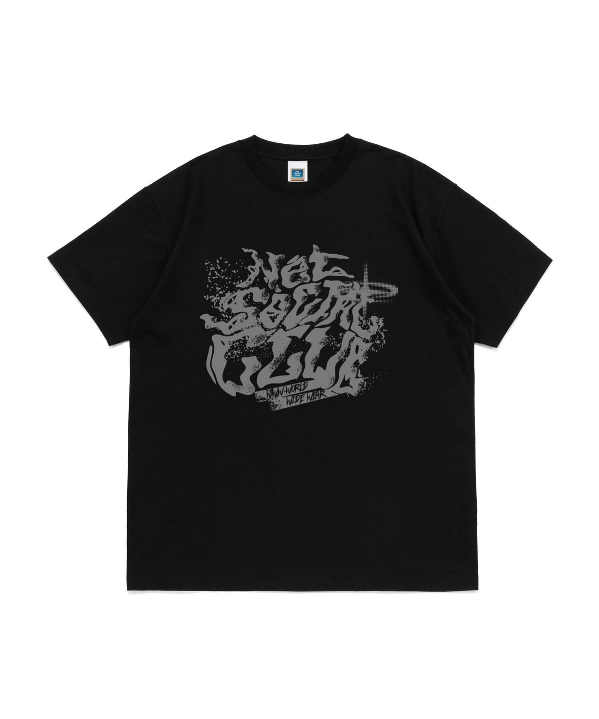 넷소셜클럽(NET SOCIAL CLUB) 디스톨트 반팔티 (블랙)