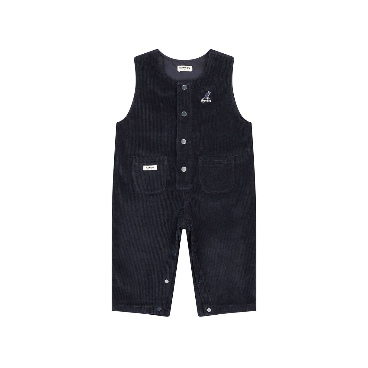 캉골키즈(KANGOL KIDS) [베이비] 코듀로이 오버롤 SD 0D25 네이비