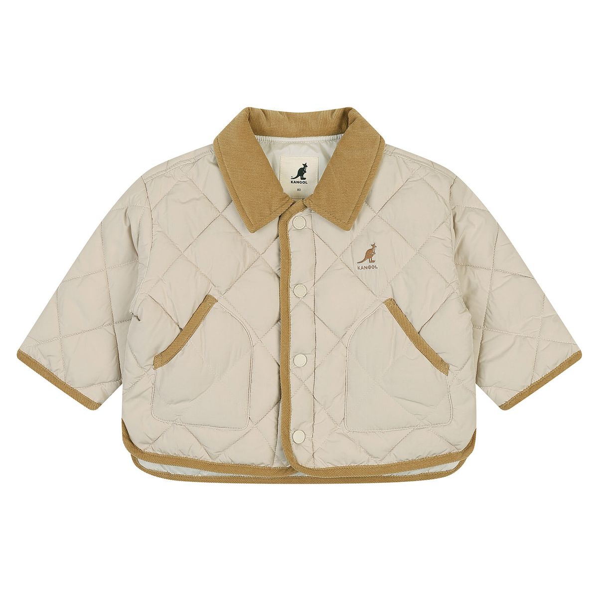 캉골키즈(KANGOL KIDS) [베이비] 라이트웨이트 웰론점퍼 SD 0D03 베이지