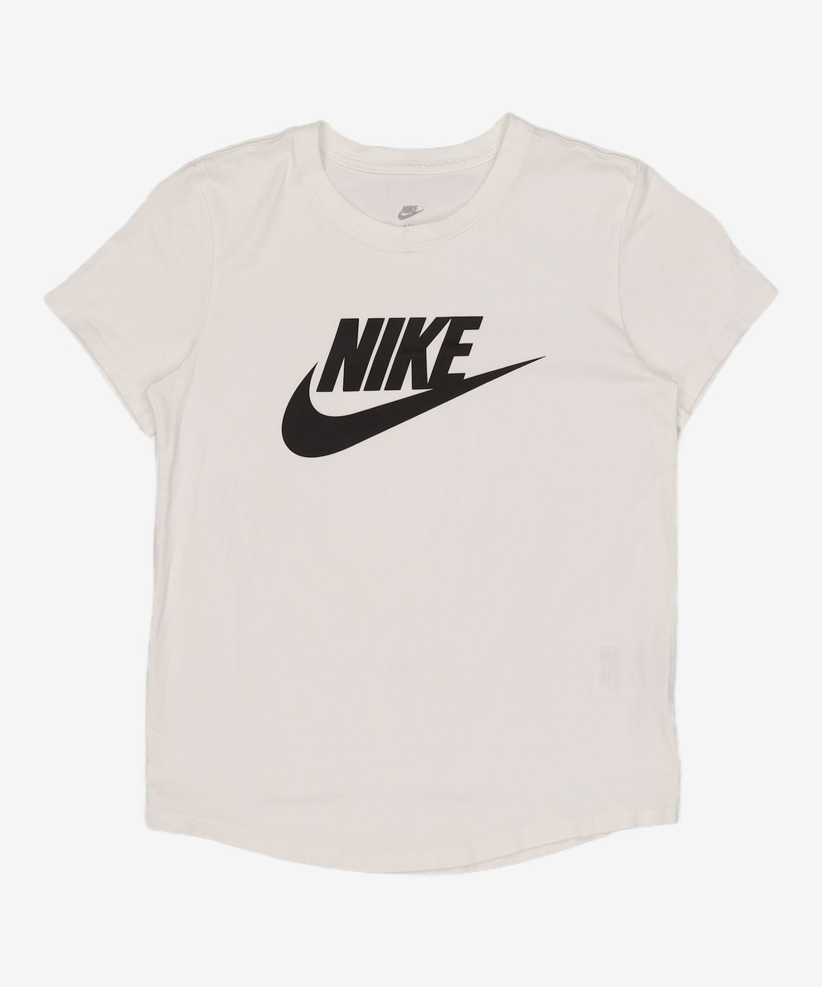 나이키(NIKE) 스포츠웨어 에센셜 로고 티셔츠 W - 화이트 / DX7907-100 S