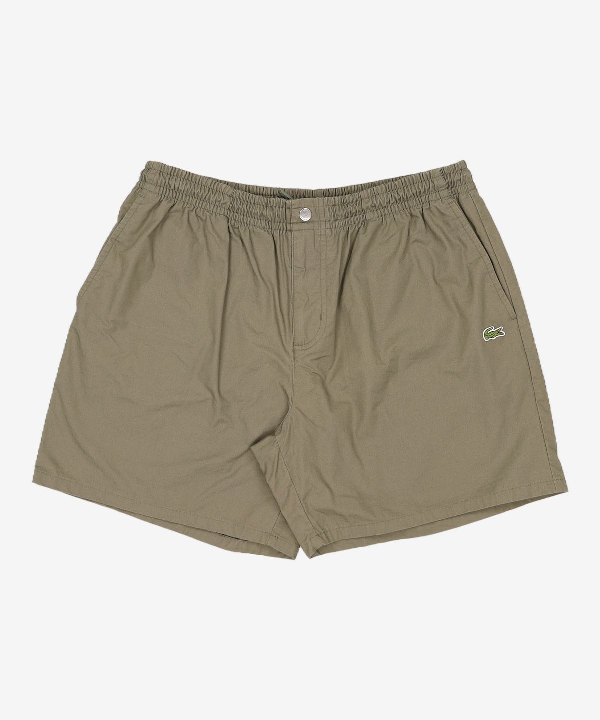 라코스테(LACOSTE) 남성 포플린 쇼츠 [카키] S