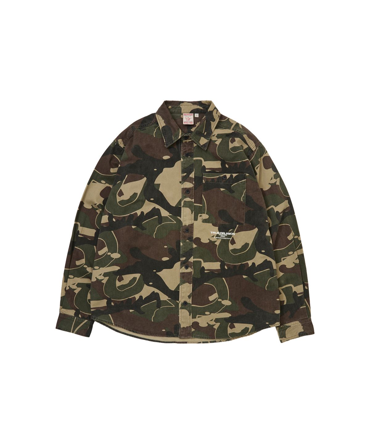 트루릴리젼(TRUERELIGION) Single Pocket Shirt (Camo Print) - CAMO