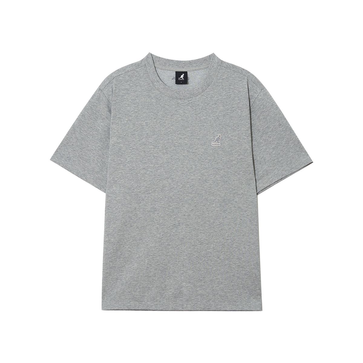 캉골(KANGOL) 에센셜 티셔츠 4577 멜란지그레이