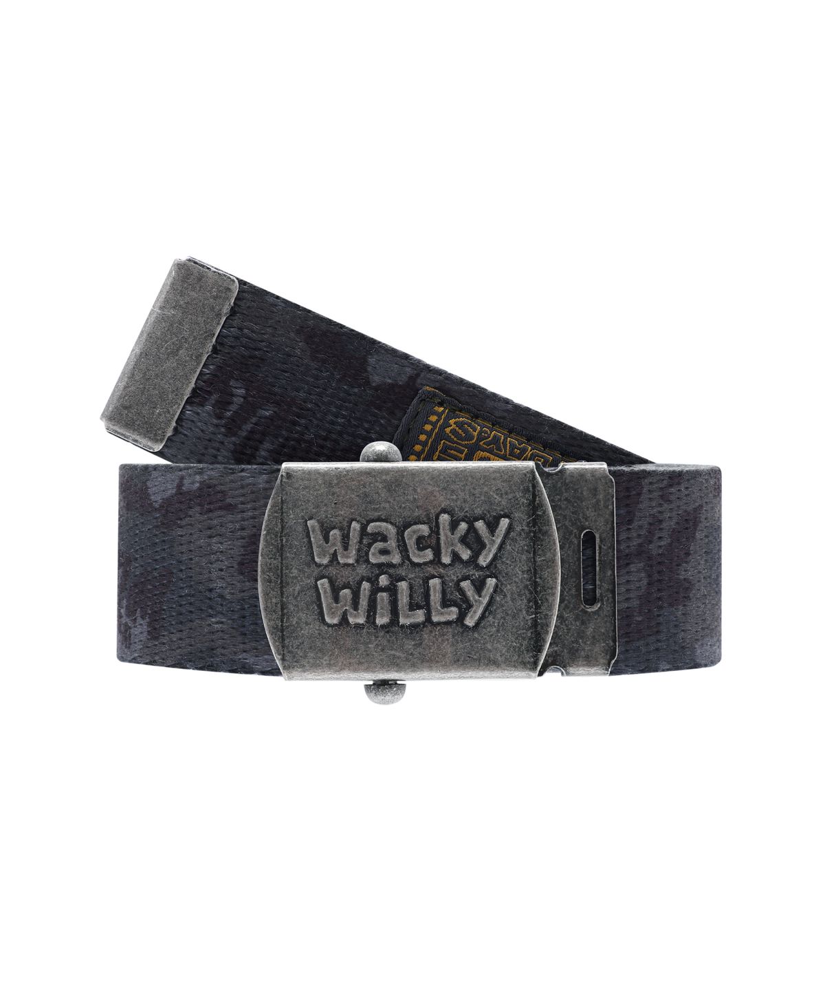 와키윌리(WACKY WILLY) 유니 웨빙 벨트 차콜