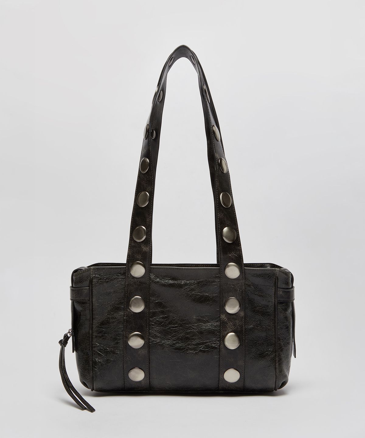 아카이브앱크(ARCHIVEPKE) Stud shoulder bag(Ash grey)_OVBSX26254PUG
