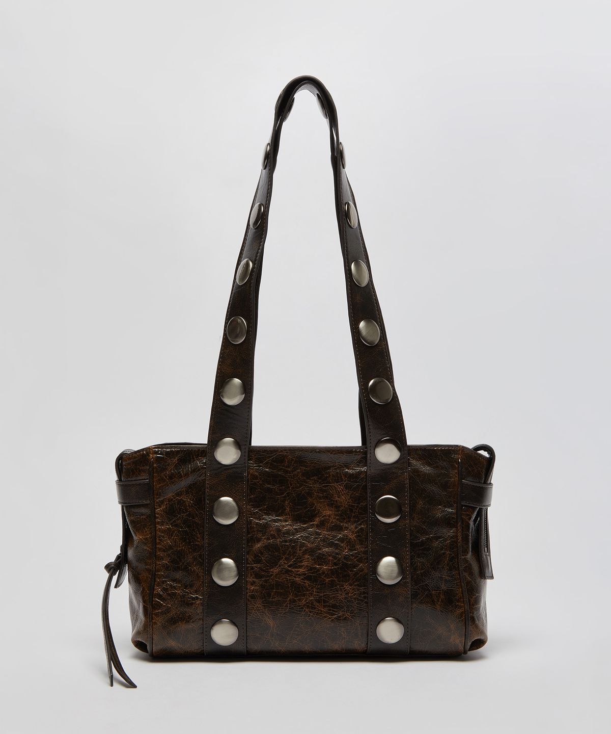 아카이브앱크(ARCHIVEPKE) Stud shoulder bag(Oak Brown)_OVBSX26254PLB