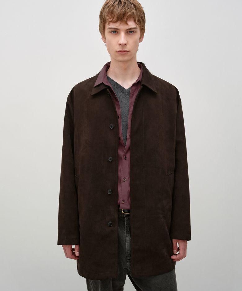 포우 스웨이드 카코트 BROWN