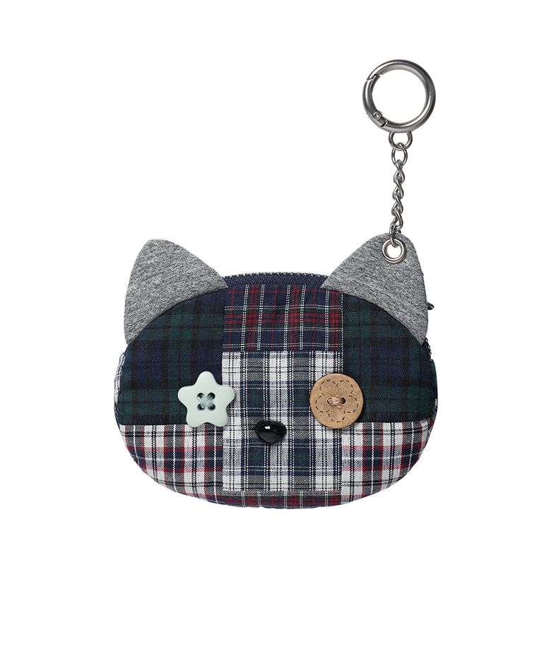 CAT CHECK POUCH KEYRING MULTI(CV2GFUAB71A)