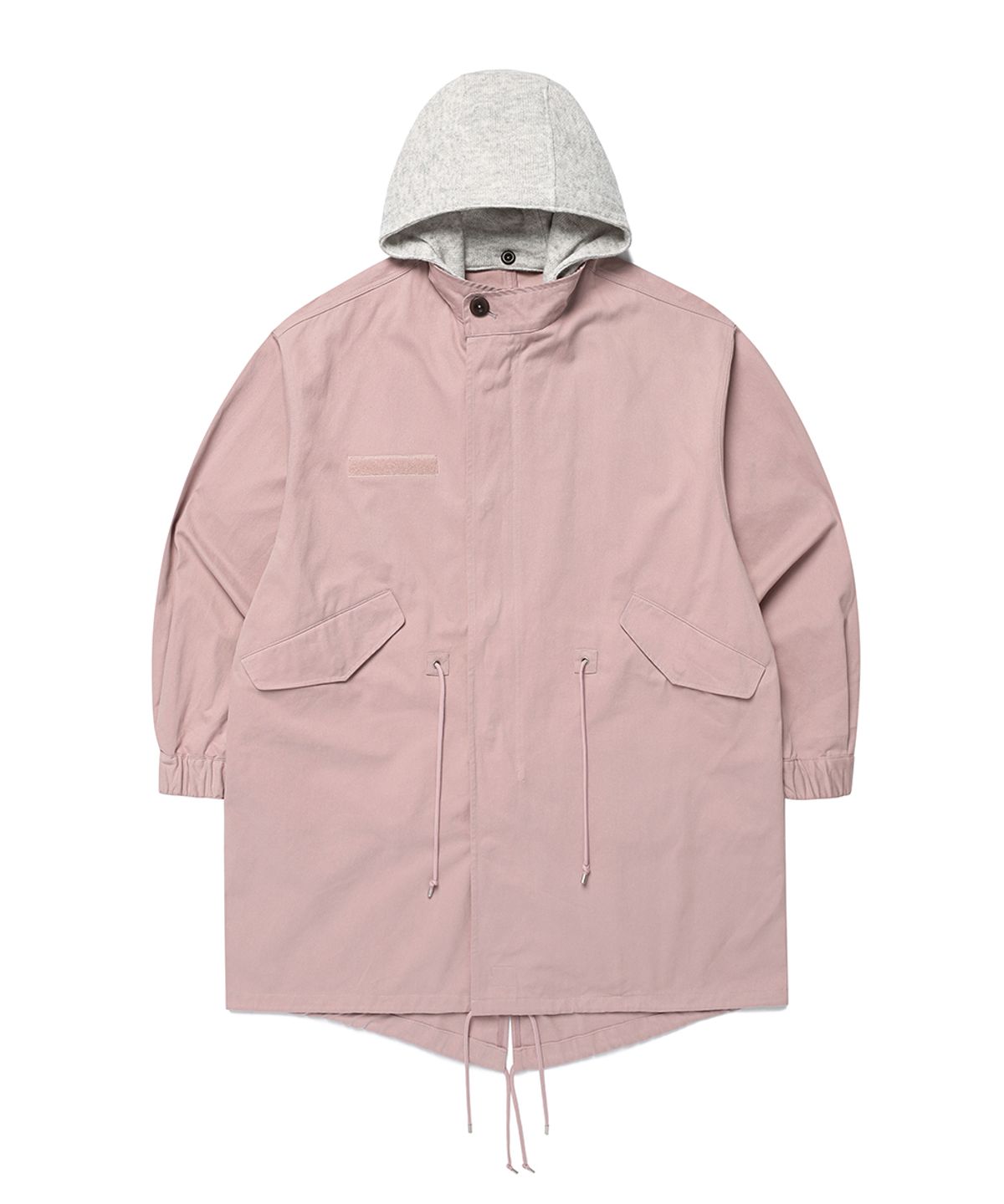 카비시(CAVISH) CHECK HOODED FISHTAIL JACKET PINK(CV2GFFB960A)