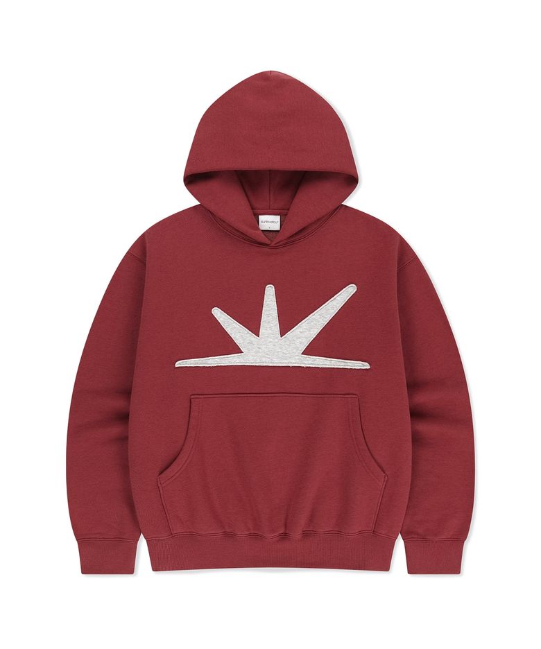 Daybreak Brushed Hoodie Burgundy