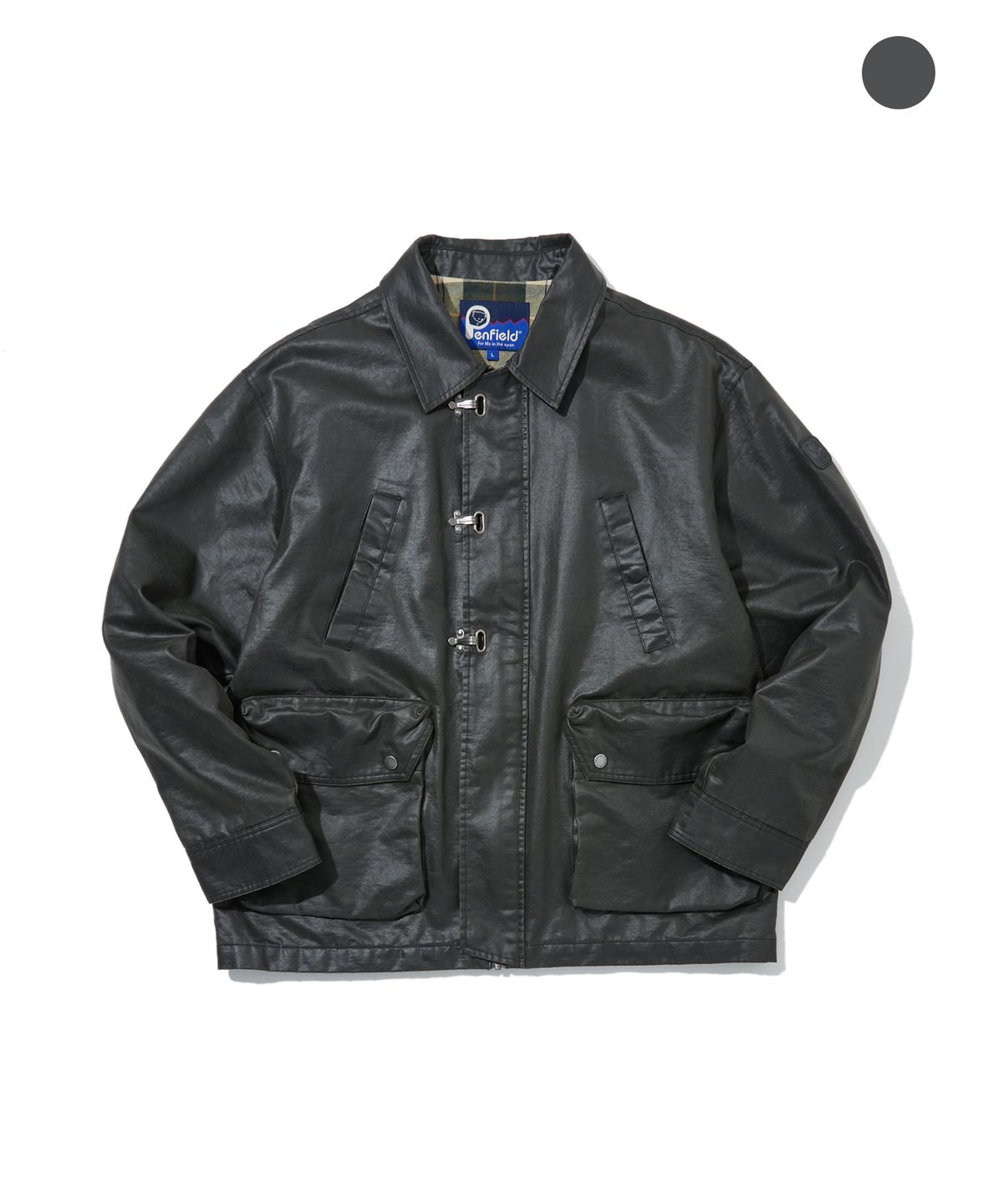 펜필드(PENFIELD) [PF]시그니처 워시드포우 레더 워크 자켓_FS3WJ35U