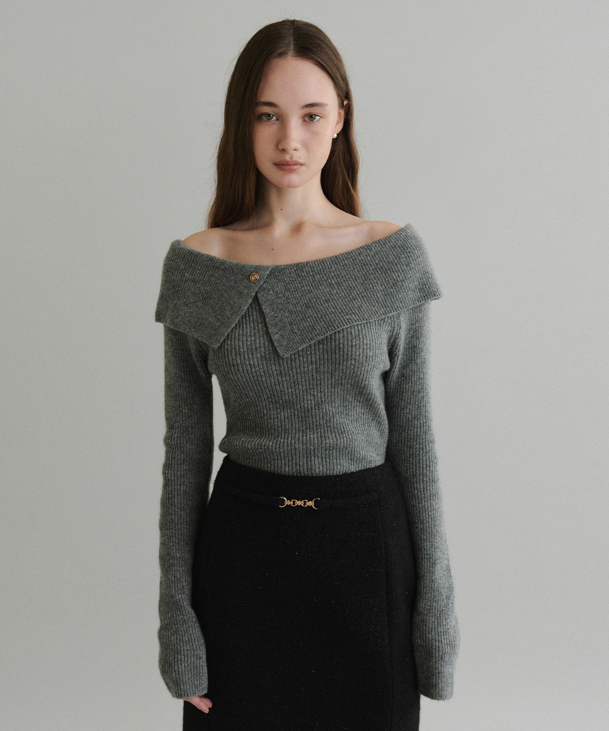 토와브(TOWAV) VINS OFF SHOULDER KNIT
