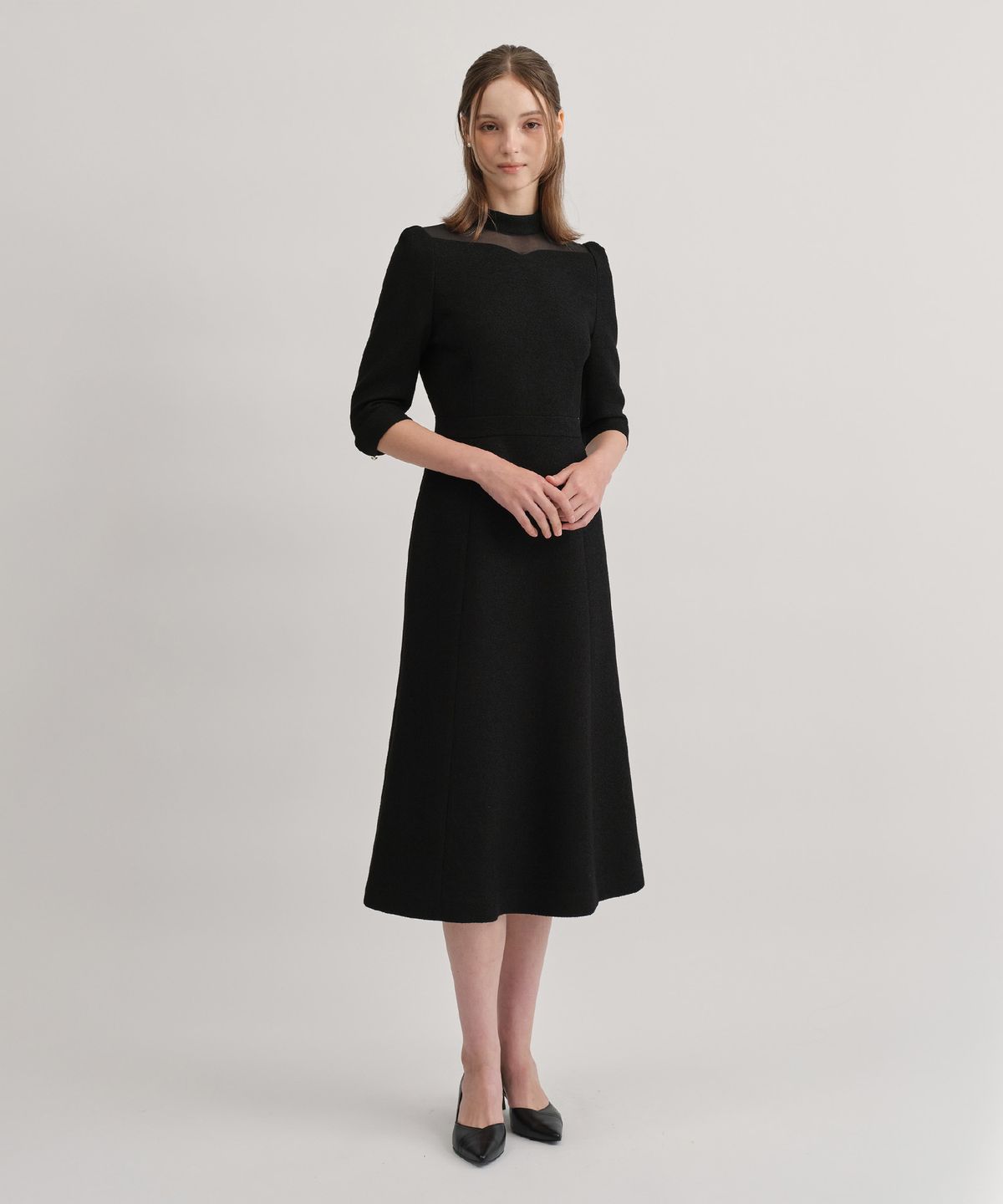 토와브(TOWAV) PEONY DRESS_BLACK