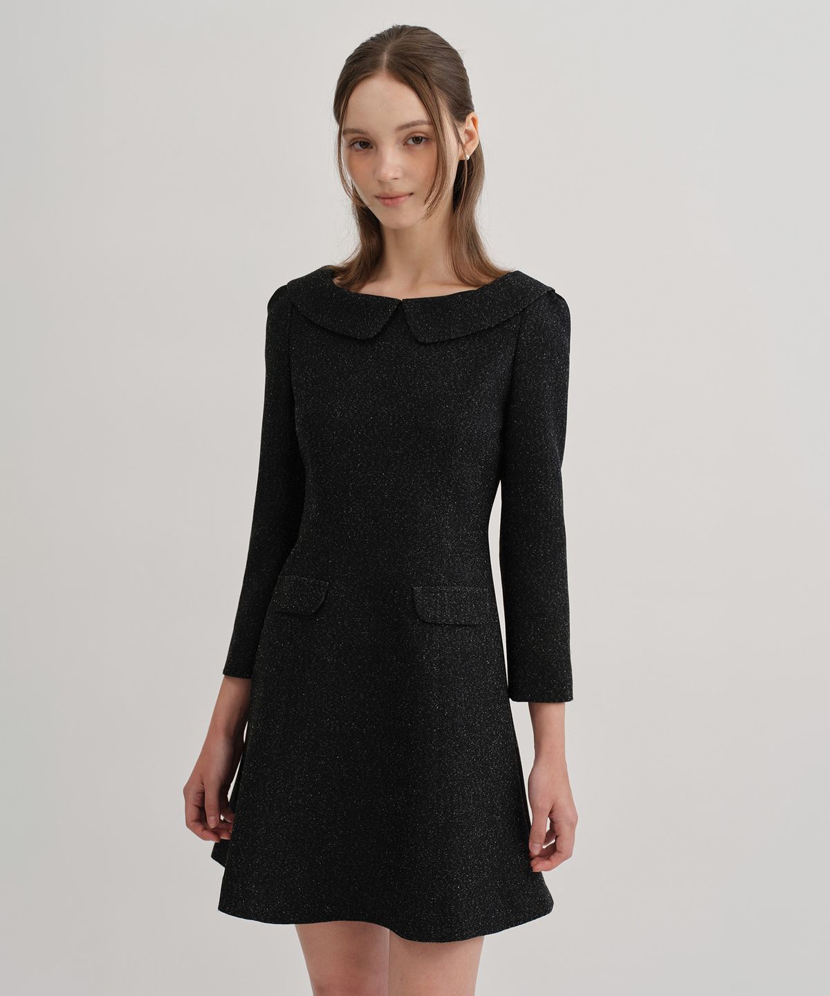 토와브(TOWAV) RONNIE MINI DRESS_BLACK