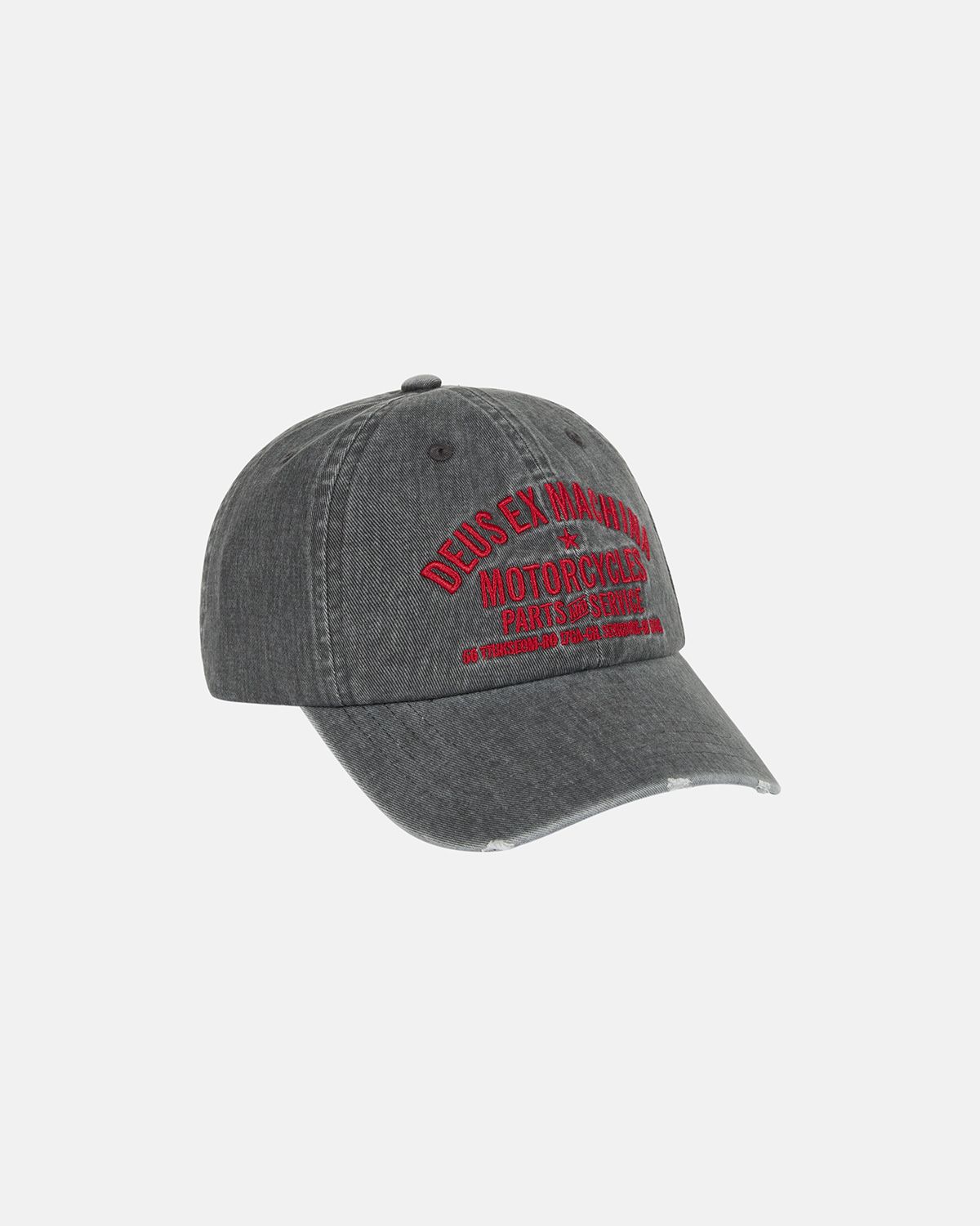 데우스 엑스 마키나(DEUS EX MACHINA) Dyed Seoul Original Address Cap_Charcoal