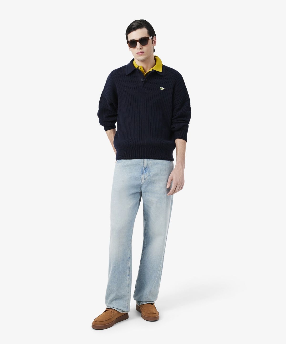 라코스테(LACOSTE) 남성 루즈핏 데님 팬츠 HH4963-56N MKU