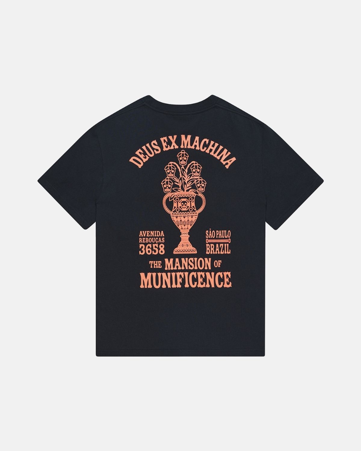 데우스 엑스 마키나(DEUS EX MACHINA) Sao Paulo Ceramic Tee_Black