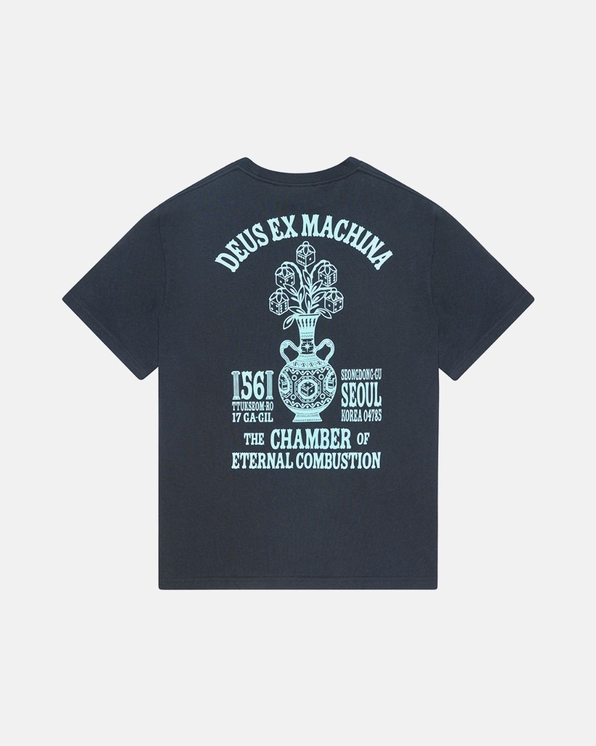 데우스 엑스 마키나(DEUS EX MACHINA) Seoul Ceramic Tee_Black