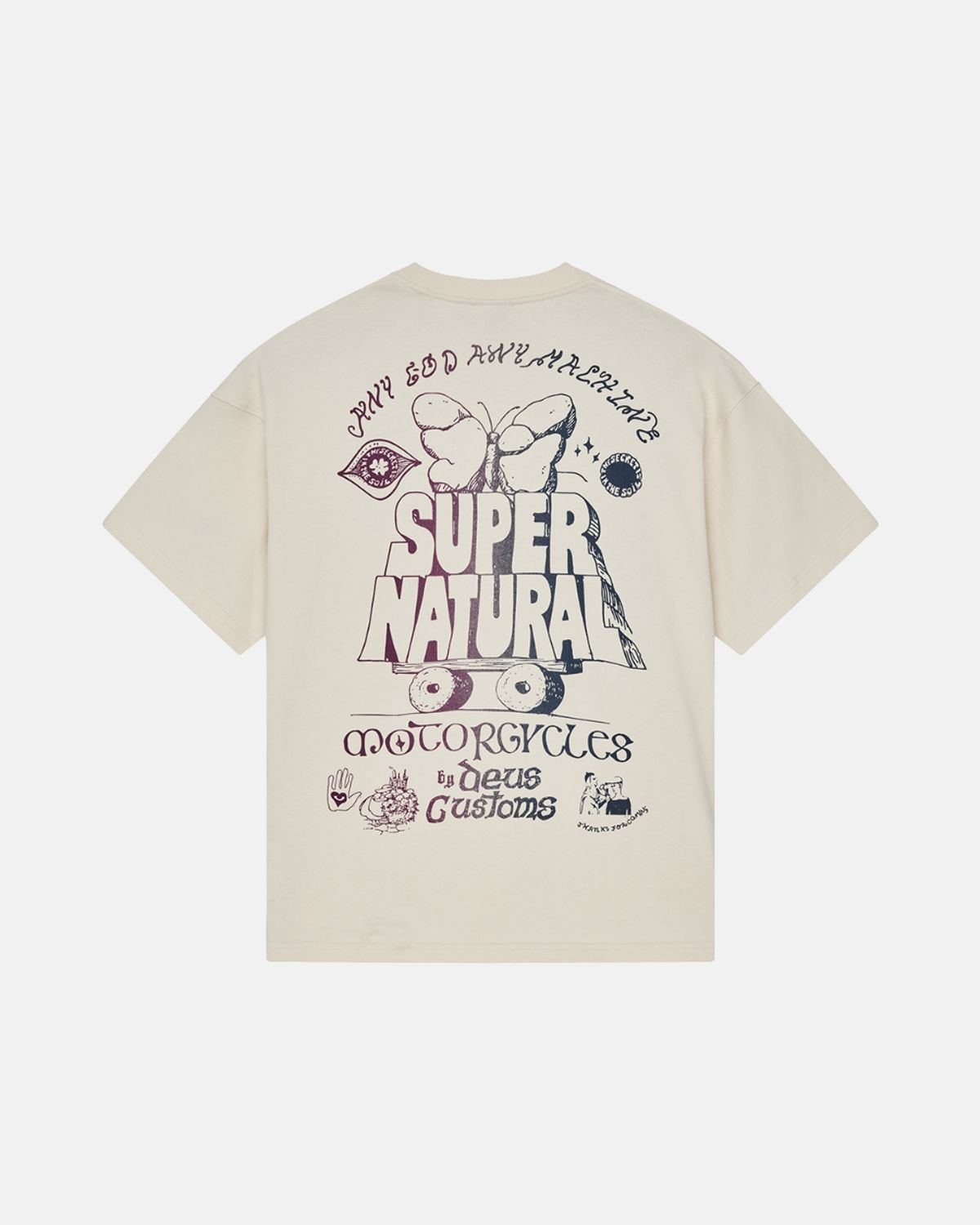 데우스 엑스 마키나(DEUS EX MACHINA) Temple Torque Os Tee_lvory