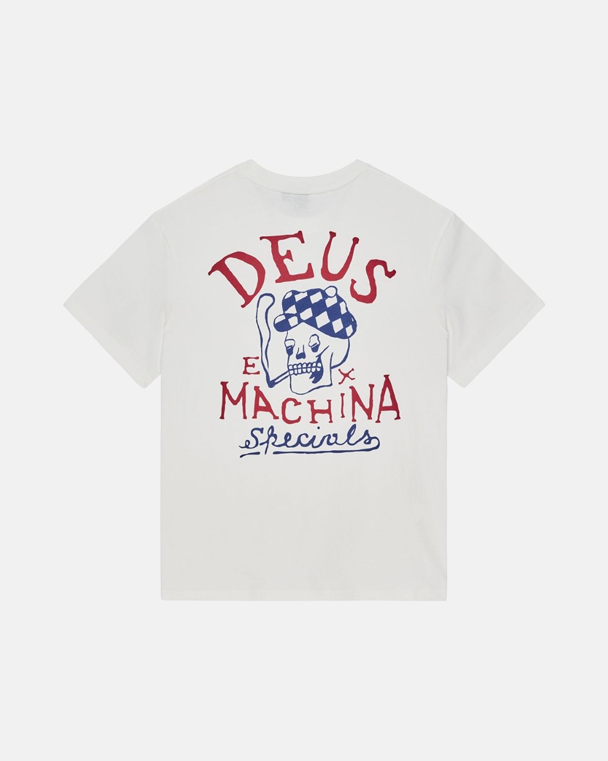 데우스 엑스 마키나(DEUS EX MACHINA) Bobskull Tee_White