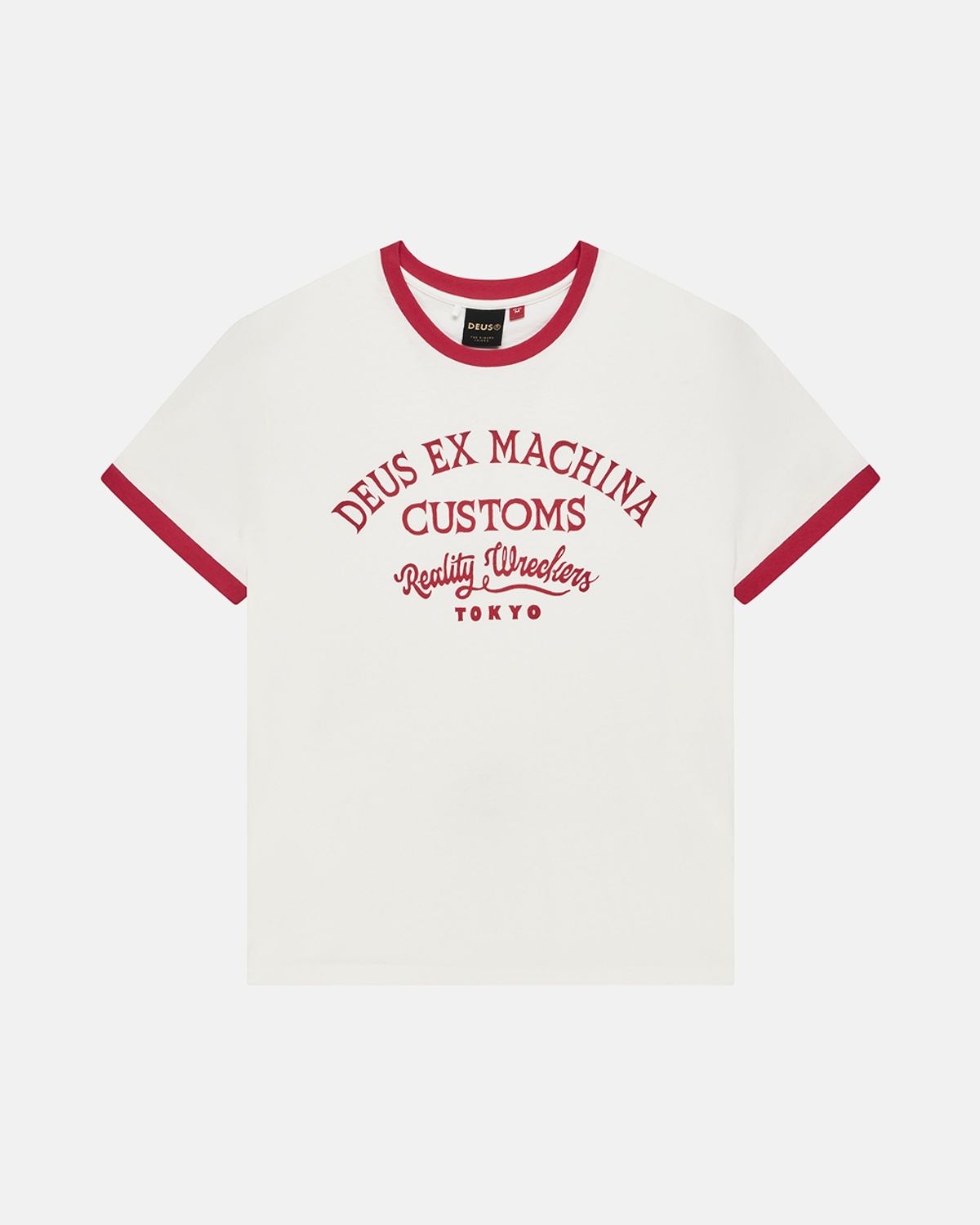 데우스 엑스 마키나(DEUS EX MACHINA) Marsden Ringer Tee_White