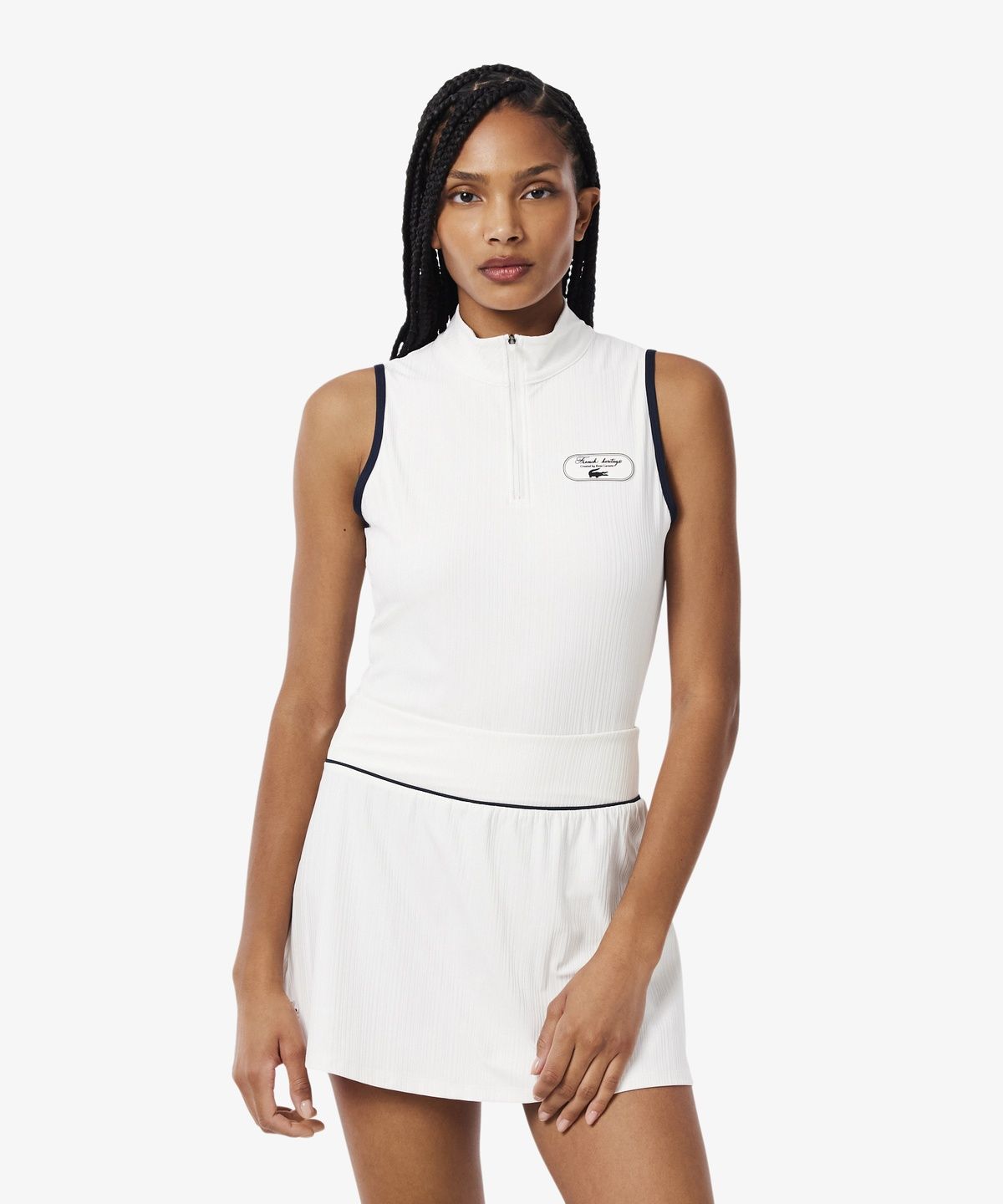 라코스테(LACOSTE) 여성 테니스 헤리티지 슬리브리스 PF6869-56N EV0