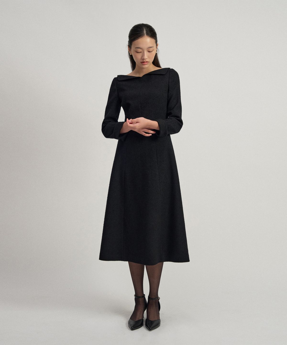 토와브(TOWAV) RUVIAN DRESS_BLACK