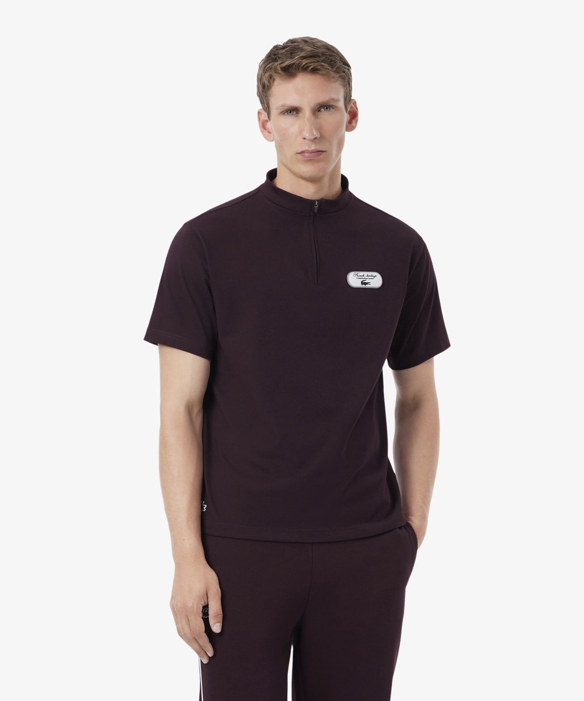 라코스테(LACOSTE) 남성 테니스 헤리티지 반집업 티셔츠 TH6754-56N 3KE