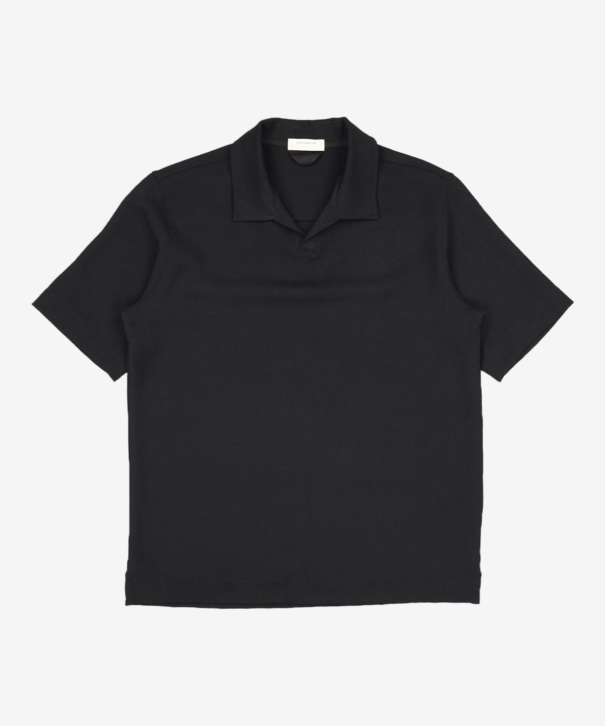 커스텀멜로우(CUSTOMELLOW) woven collar tee_CWTAM23511BKX 95