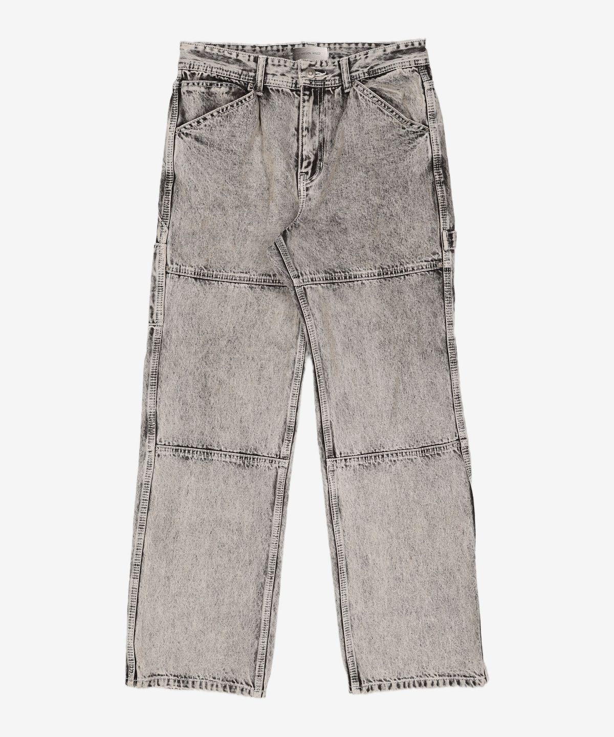메종미네드(MAISON MINED) WHITE SPREAD CARPENTER DENIM-WHITE 48