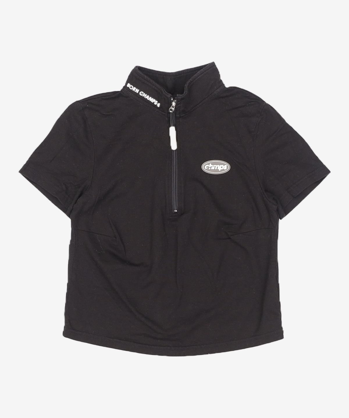 본챔스(BORN CHAMPS) W CHAMPS ZIP TEE CERBGTS02BK S
