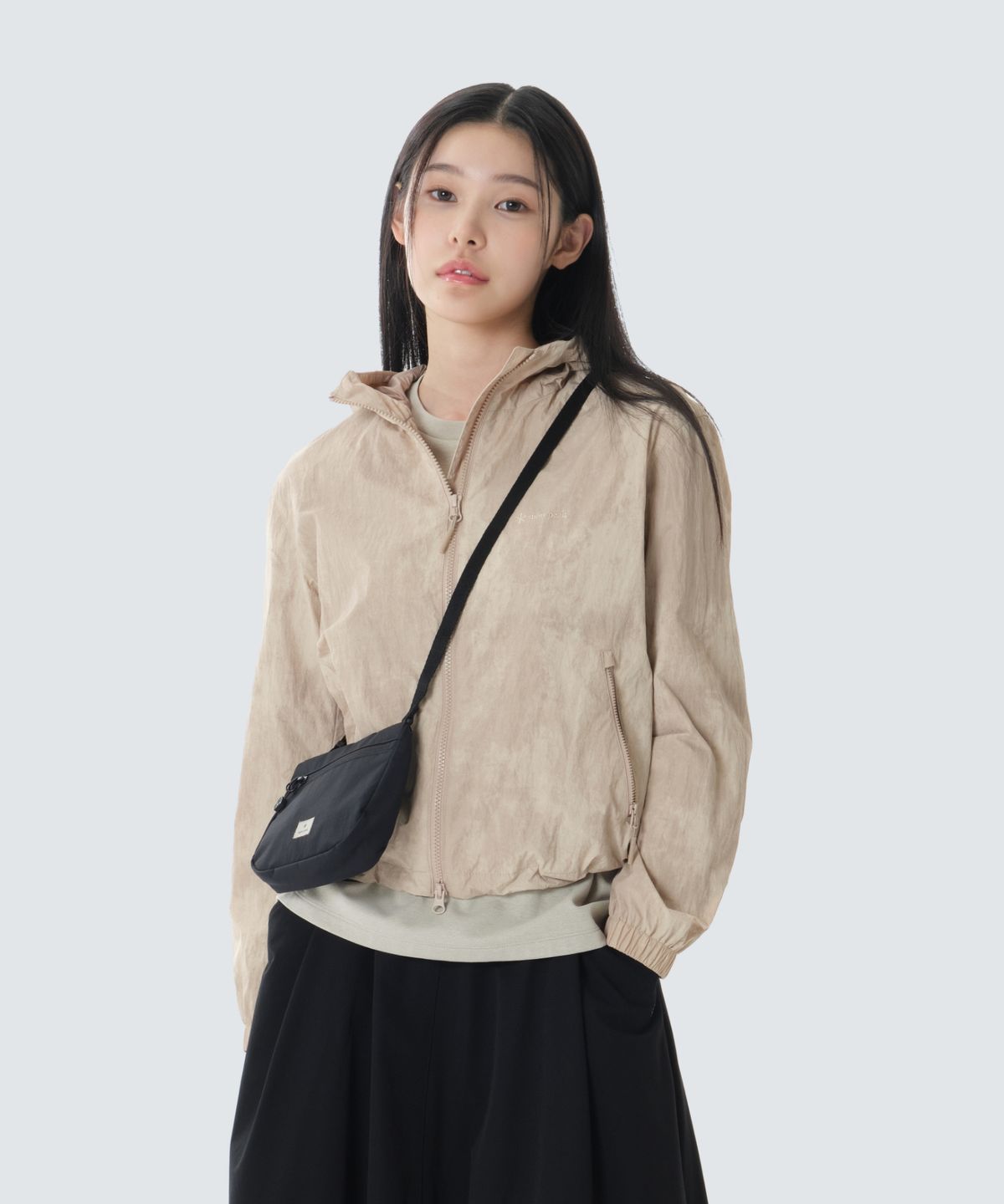 스노우피크 어패럴(SNOWPEAK APPAREL) 프린트 여성 바람막이 (S26FWTWB35) Deep Pink