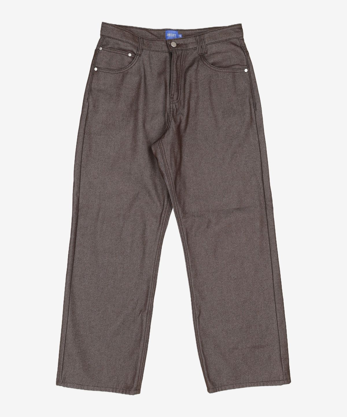 데케트(DECET) Mid Rise Wide Jeans DCPT027BlackCenter 32