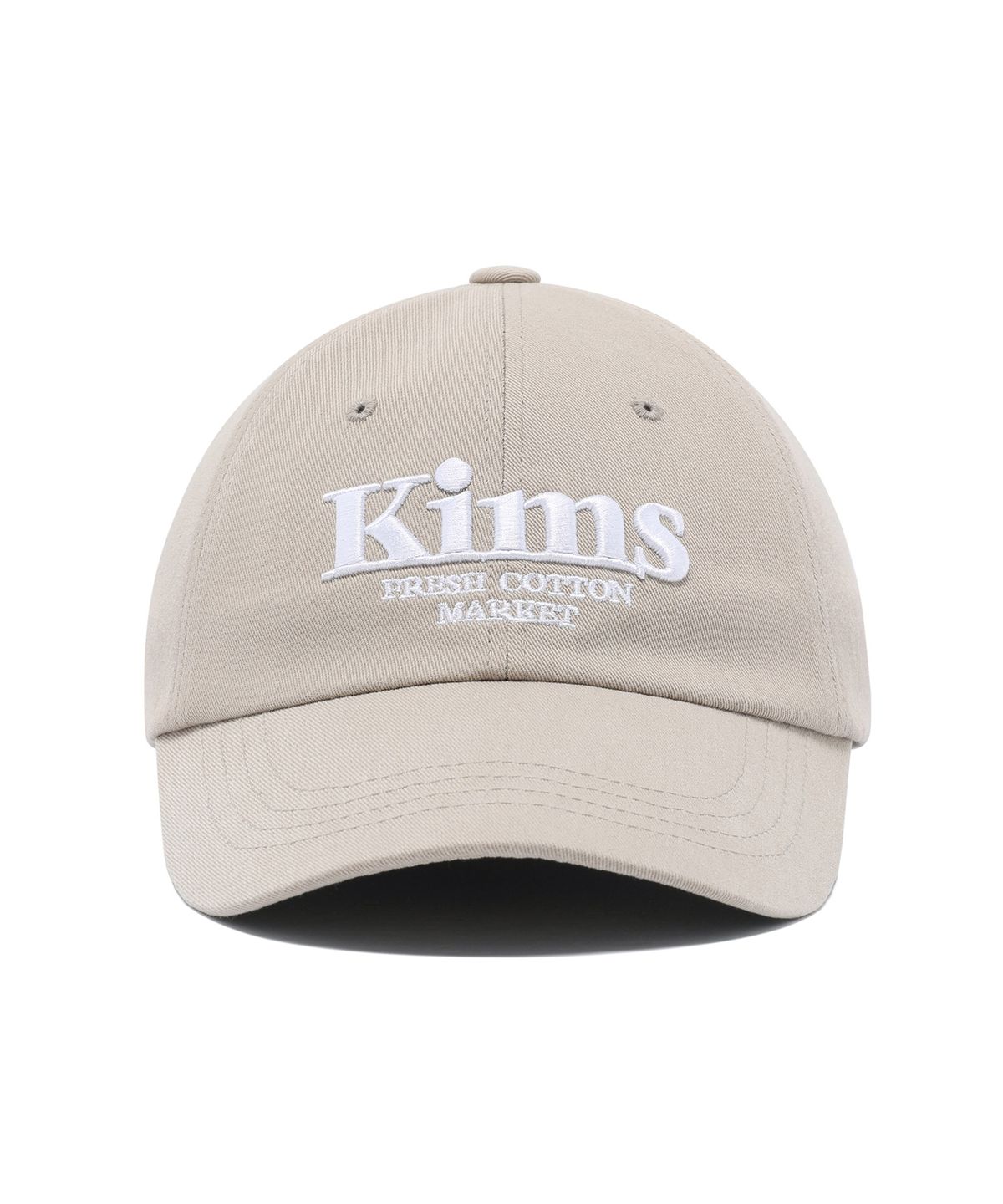 킴스 프레시 코튼 마켓(KIMS FRESH COTTON MARKET) Kims Bam Logo Ball Cap Sand Beige