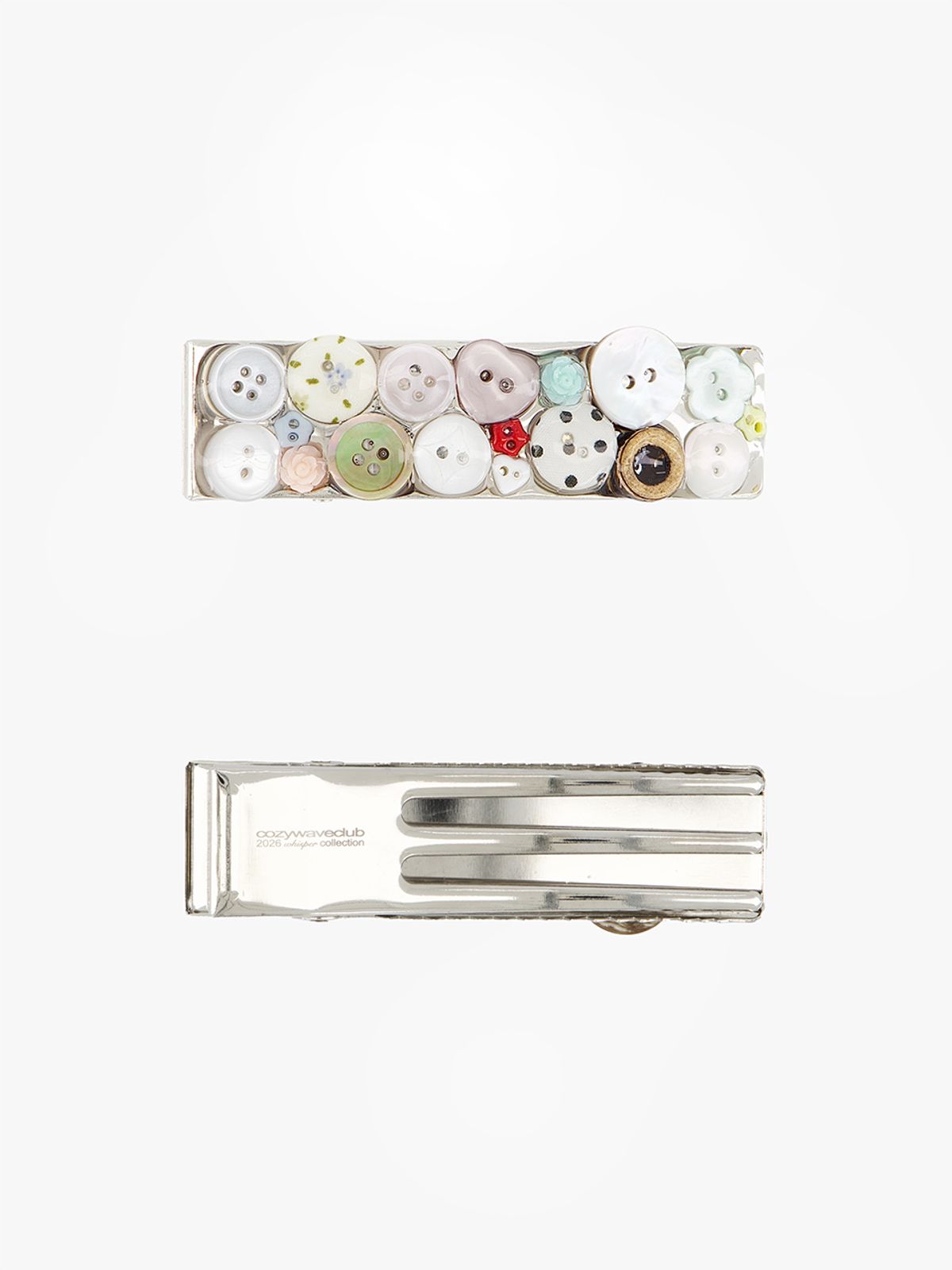 코지웨이브클럽(COZYWAVECLUB) MEMORIES BUTTON HAIRPIN_M