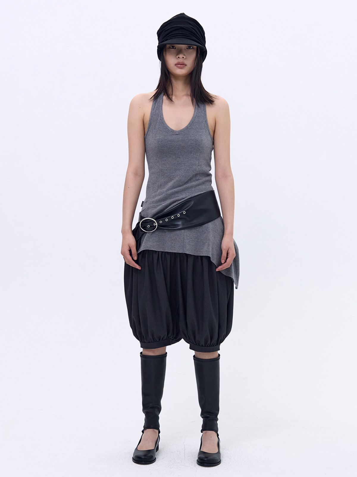 세릭(CERRIC) Half Balloon Pants _ Charcoal