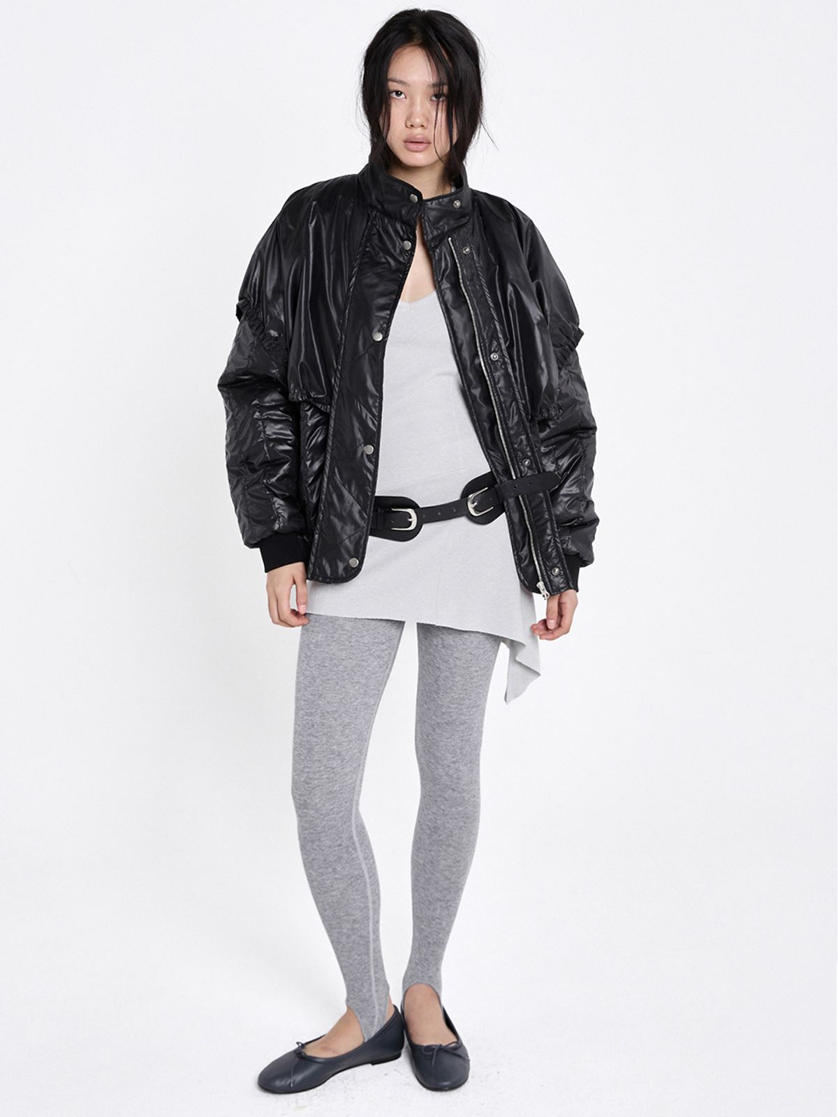 세릭(CERRIC) Foot Loop Leggings _ Gray
