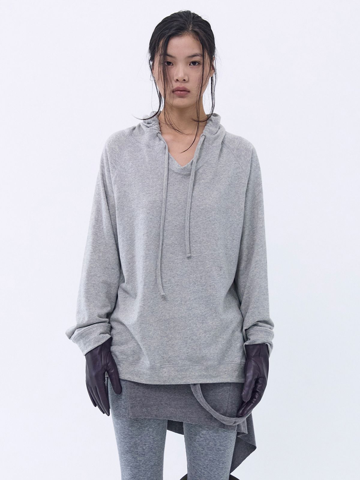 세릭(CERRIC) Oversized Hood Top _ Gray