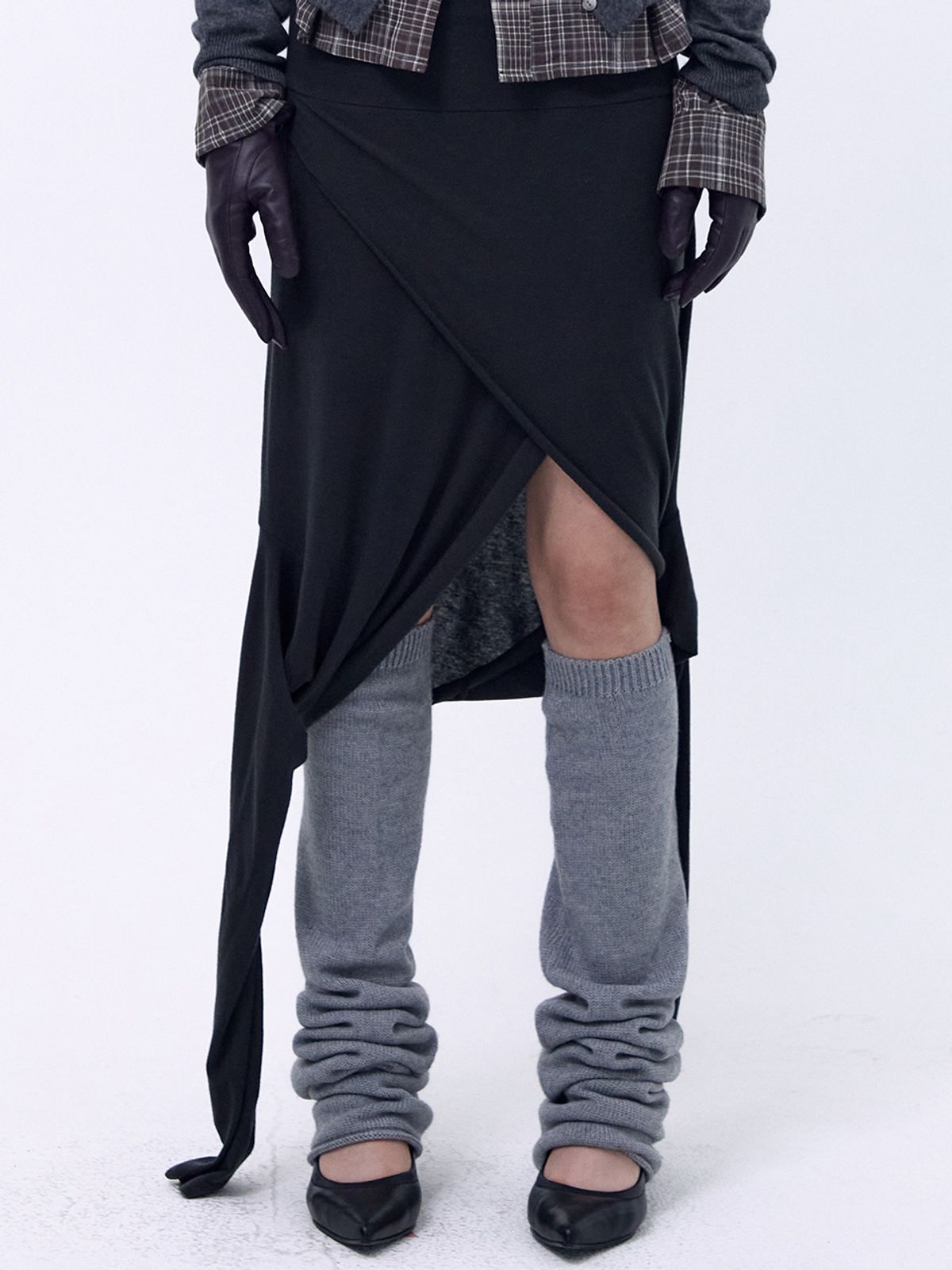 세릭(CERRIC) Knit Leg Warmer _ Gray