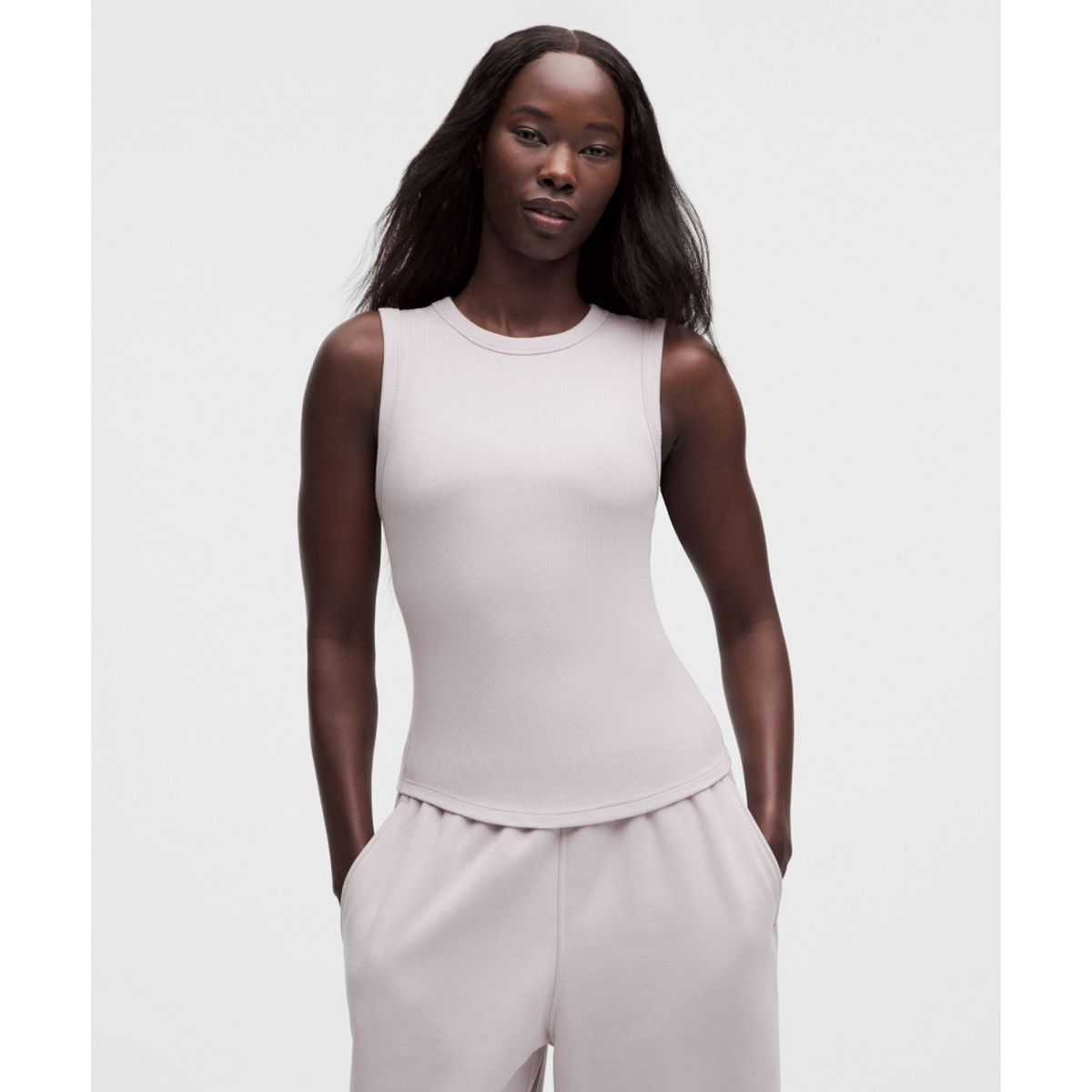 룰루레몬(LULULEMON) 홀드 타이트 크루넥 탱크탑 *웨이스트 렝스  ICYT