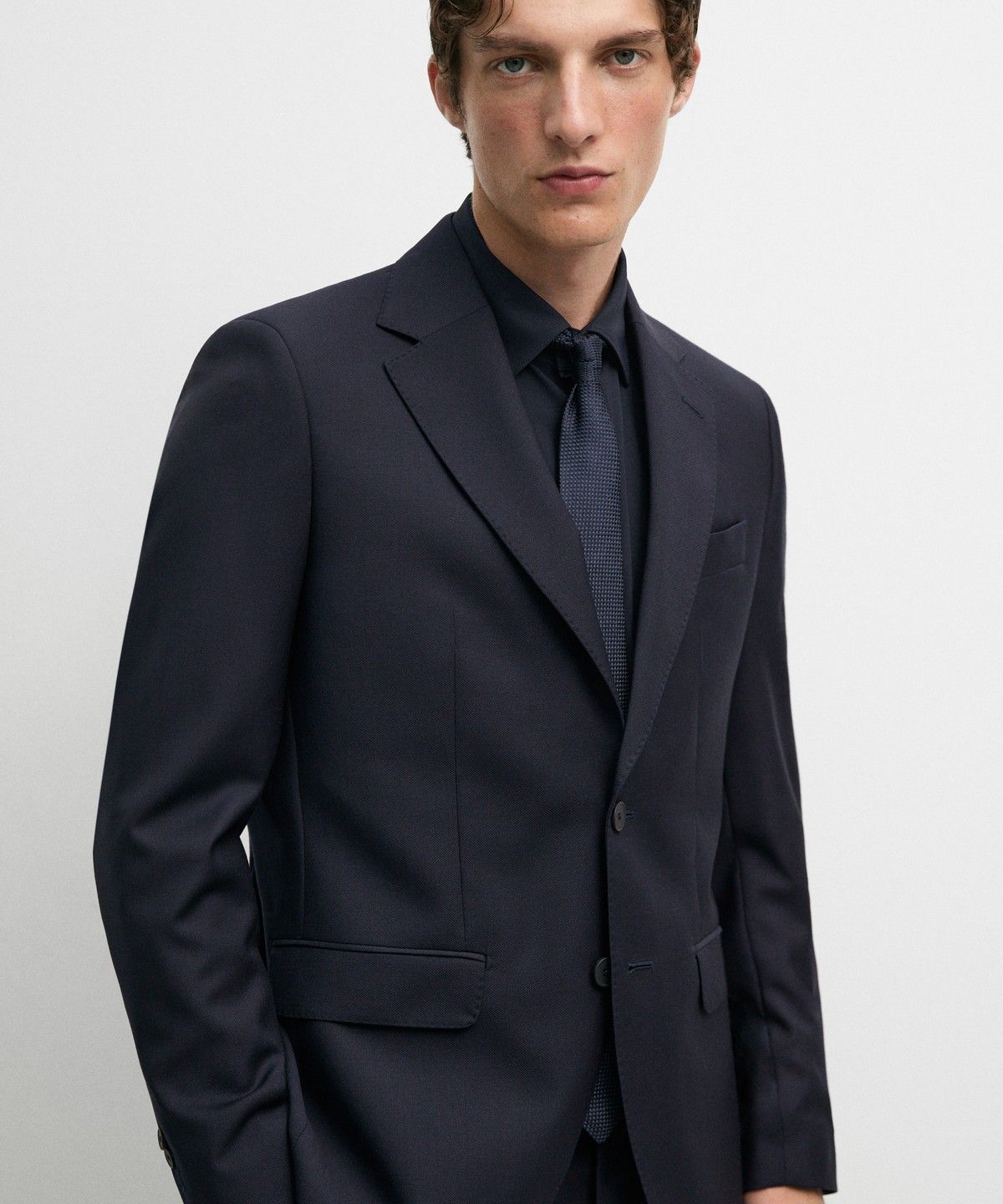 마시모두띠(MASSIMO DUTTI) 구조적인 수트 블레이저