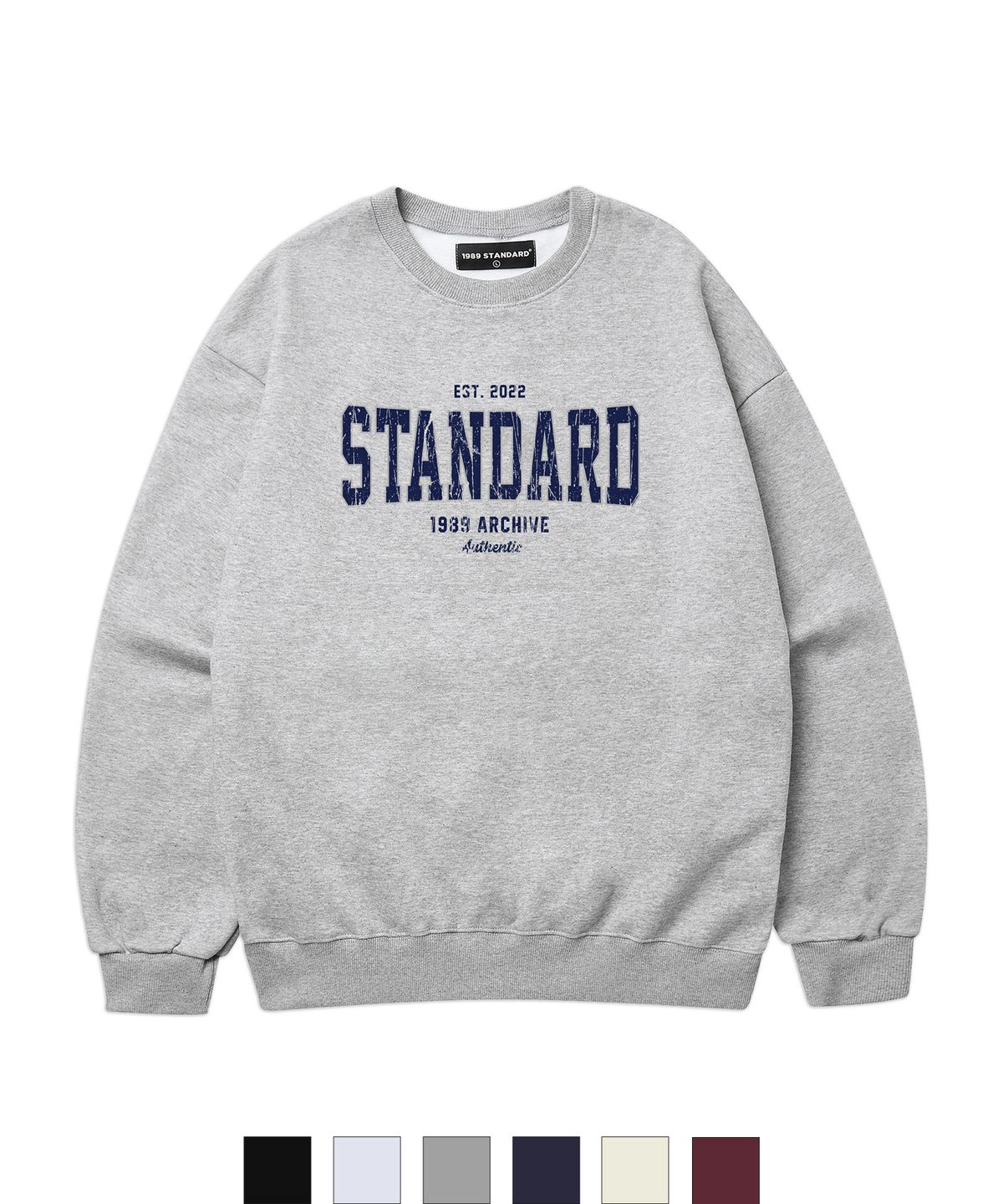 1989스탠다드(1989STANDARD) CRACK STANDARD 맨투맨 (STMSTD-0257)