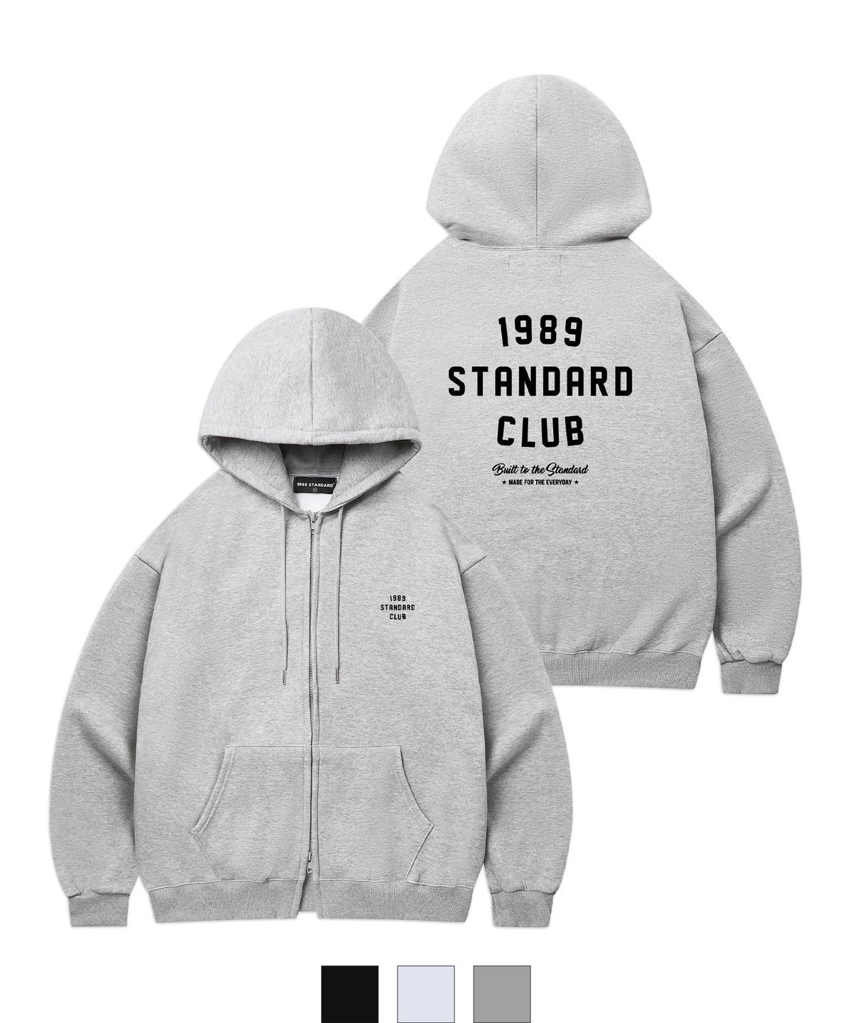1989스탠다드(1989STANDARD) 1989 CLUB 후드 집업 (STJSTD-0272)