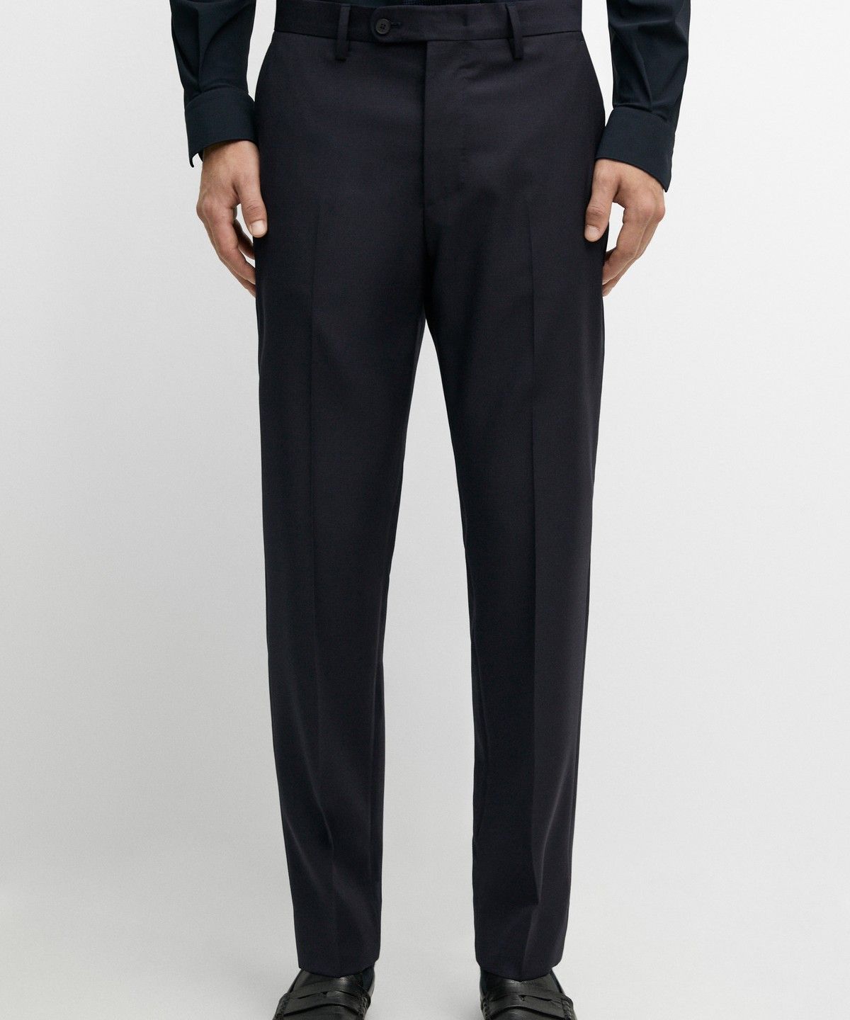 마시모두띠(MASSIMO DUTTI) 텍스처드 수트 팬츠