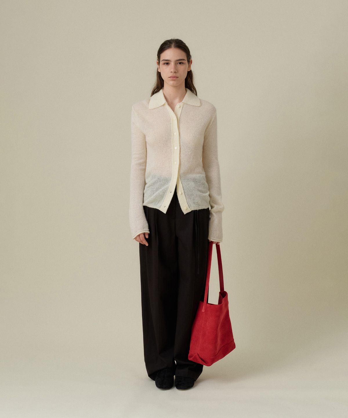 망고매니플리즈(MANGO MANY PLEASE) BIAN WIDE TUCK PANTS_BLACK