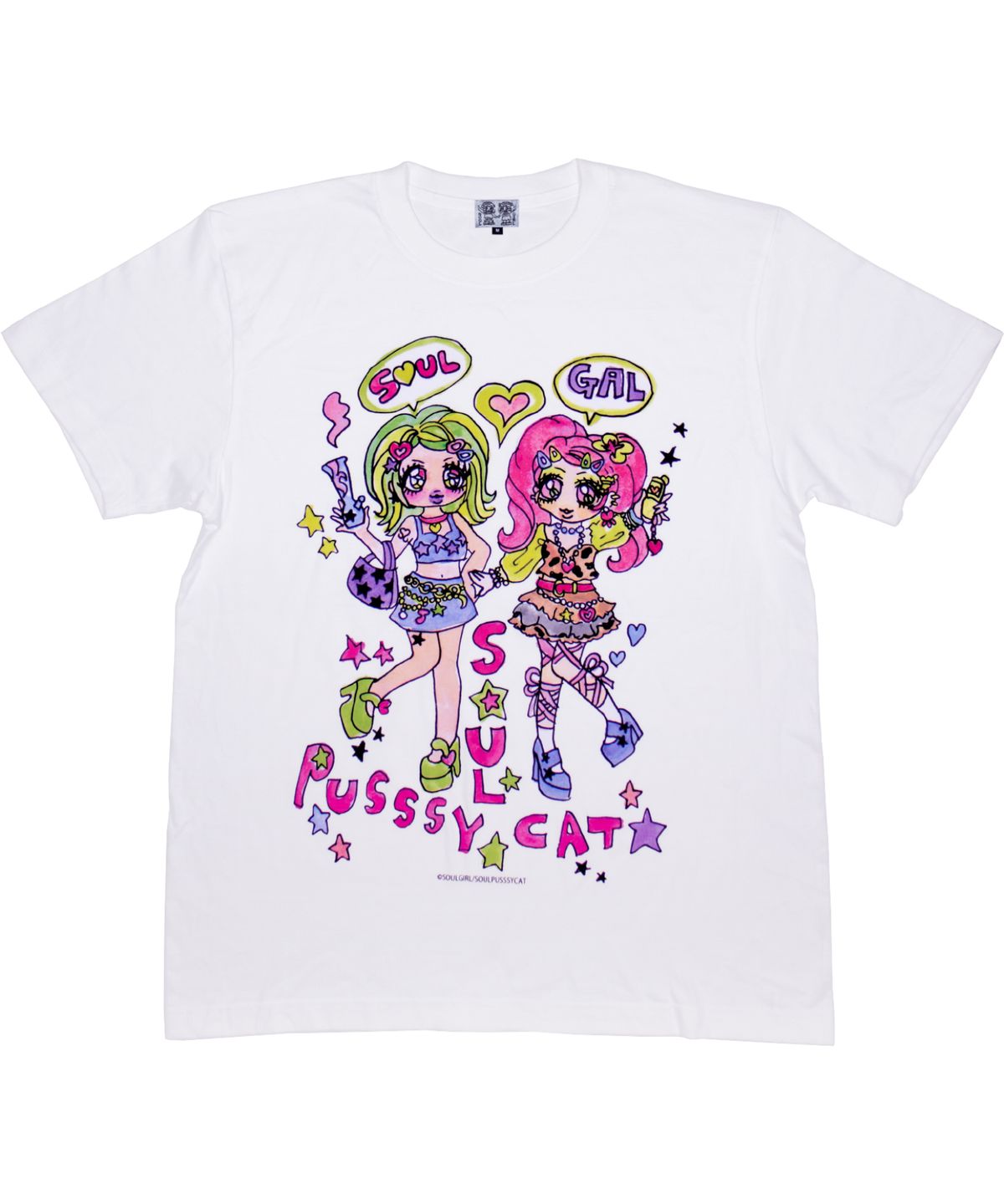 소울푸시캣(SOULPUSSSYCAT) SOULGIRL® T-shirts 우먼핏 No.15 (white)