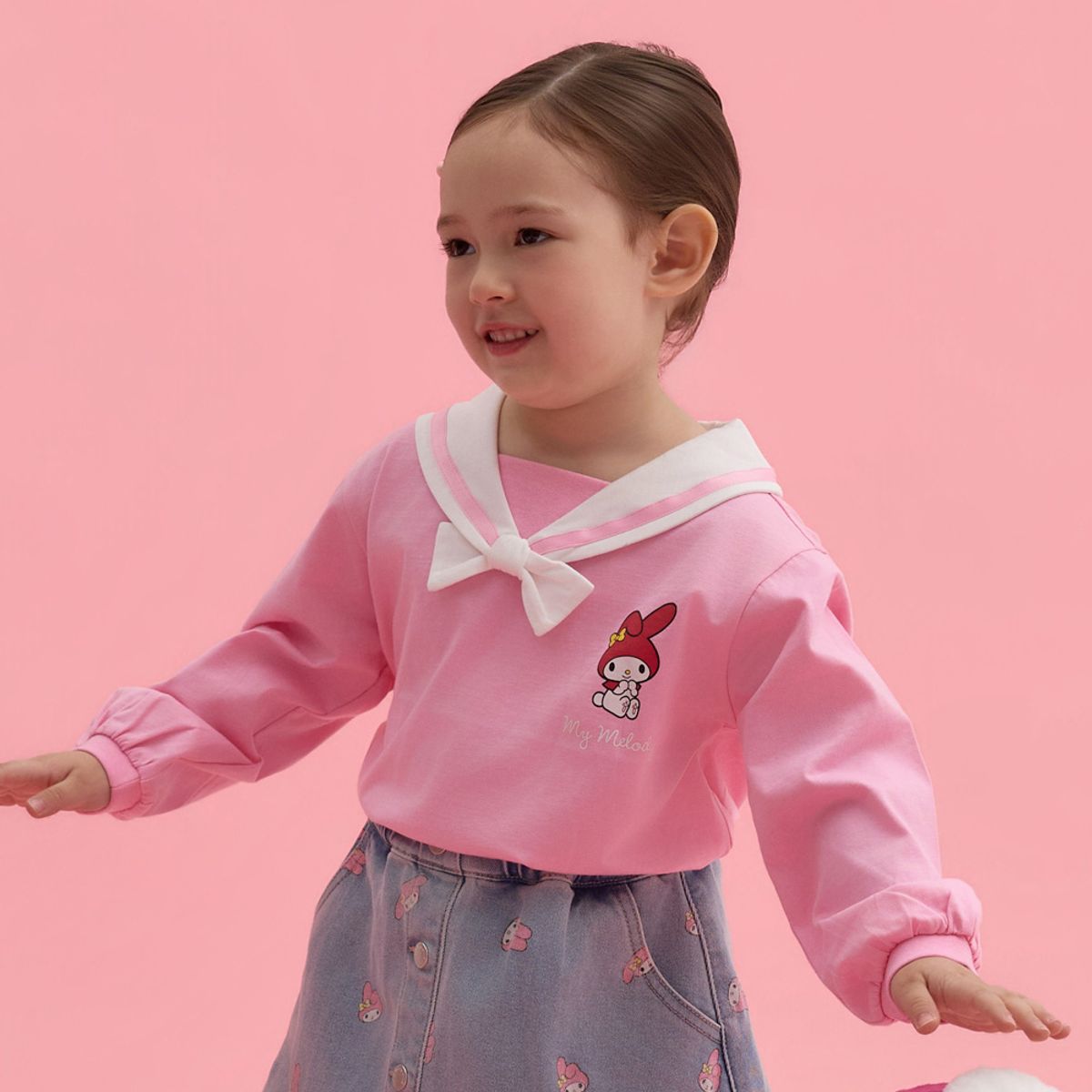 래핑차일드(LAUGHINGCHILD) 마이멜로디 세일러 티 (86A29-331-67)