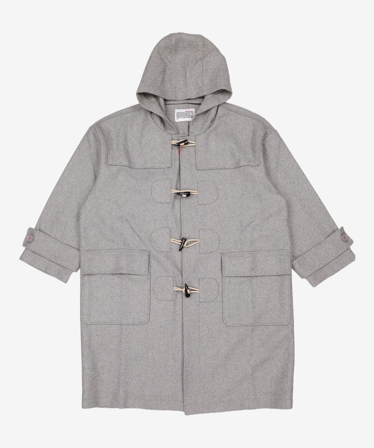 벌스데이수트(BIRTHDAYSUIT) LONG DUFFLE COAT (GREY) M