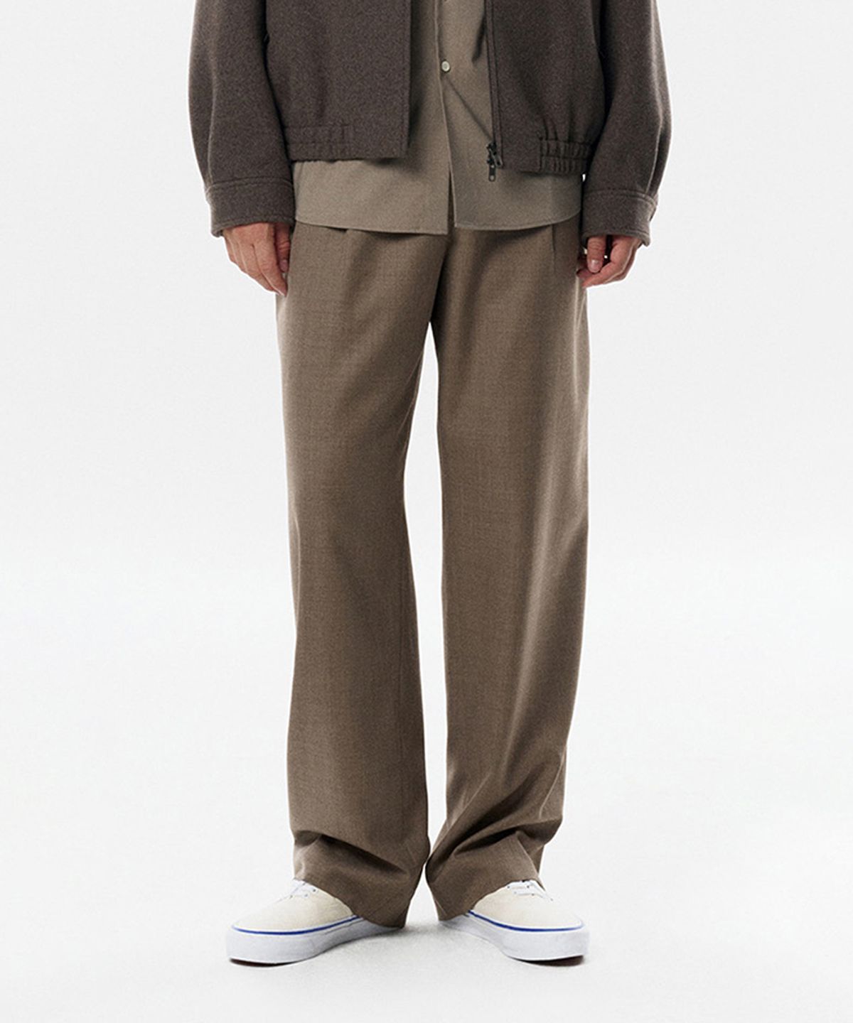 테일던(TAILDERN) Stefano Bending Wool Pants Beige